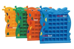 塑料长颈鹿口杯架